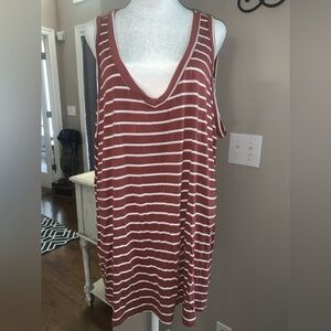 3X Women’s Striped Sleeveless Top, NWT, Old Navy, P2P 26.5”
